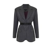 Kocca - Giacca con Tasche e Cintura Donna, Fantasia, Collo a Revers, Maniche Lunghe, Modello: A25PGC7676ABQD3458