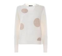 Kocca Maglia a Maniche Lunghe con Fantasia Geometrica Donna Colore: Panna Modello: Lucilla Taglia: XS