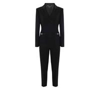 Kocca - Tailleur Doppiopetto con Dettagli Dorati Donna, Collo a Revers, Maniche Lunghe, Modello: A25PTA7718ABUN0000