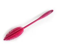 Kochblume Spazzola per bottiglie da 36 cm, silicone premium e senza BPA, resistente al calore, lavabile in lavastoviglie, per bottiglie, thermos e bicchieri, colore: rosa