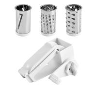 Kochenty Grattugia per Formaggio 3 in 1, Manovella per Grattugia per Formaggio da Giardino D'Olivi, Grattugia per Formaggio Manuale con Manico