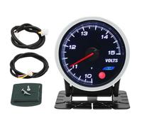 Kochenty Voltometro auto con retroilluminazione a 7 colori, indicatore di pressione di carica da 52 mm, indicatore di pressione turbo, display da 12 V
