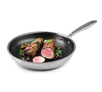 Kochwerk Rachs, padella con struttura a nido d'ape, diametro 28, padella in acciaio inox con rivestimento antiaderente e bordo alto, adatta per tutti i piani cottura, antigraffio e resistente al forno