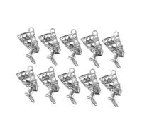 KOCKSHION 10pezzi Ciondoli Vintage in Metallo Pendente Testa Regina Per Creazioni Gioielli Accessori Charm Te Leggeri e Resistenti Per Collane Bracciali e Catene Maglione