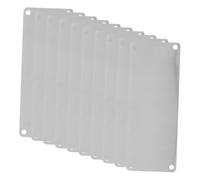 KOCKSHION 10pezzi Targhetta in Metallo Vuota Di Acciaio Inossidabile Per Porte Targhette Grezze Per Personalizzazione Adatta Per Hotel Uffici e Fai Da Te