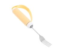 KOCKSHION 1pezzi Forchetta in Acciaio Inossidabile Anti-shake Posate Ergonomiche Leggere e Portatili Per Anziani e Disabili Supporto Pratico Facilita La Presa Per Campeggio e Uso Quotidiano