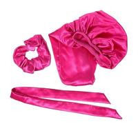 KOCKSHION 1set Cappelli Da Notte Per Donna Raso Satinato Cappello Da Dormire Creativo Con Fascia Ampia Protezione Per Ricci e Comodi