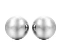 KOCKSHION 2 Palline da Massaggio Sfere Portatili in Inossidabile Set 2 per Rilassamento e Esercizi Manuali per Allenamento Fitness e Massaggio Mani