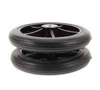 KOCKSHION 2 Pezzi Accessori delle ruote anteriori su piccolo sostituzione parti ruota girevole ruote di ricino Ruote universali ruota universale per impieghi gravosi pvc Nero