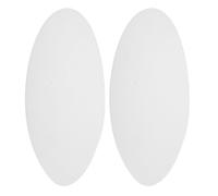 KOCKSHION 2 Pezzi Acrylic Lamp Diffuser Bianco 1mm, Coprilampada Rotondo per LED e Drum Style Lampshades, Luce Morbida per Sale da Pranzo