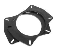 KOCKSHION 2 Pezzi Adattatore per Altoparlanti Auto Nero in Plastica | Diffusori Aftermarket e Impianti Audio del Veicolo, Riduce Vibrazioni e Distorsioni Sonore