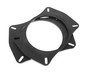KOCKSHION 2 Pezzi Adattatore per Altoparlanti Auto Nero in Plastica | Diffusori Aftermarket e Impianti Audio del Veicolo, Riduce Vibrazioni e Distorsioni Sonore