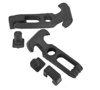 KOCKSHION 2 Pezzi Chiave a T in Gomma e Acciaio Inossidabile per Chiusura Scatola Attrezzi e Cofano Motore Fissaggio Elastico Resistente e Sigillatura Sicura
