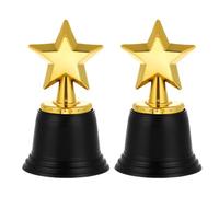 KOCKSHION 2 Pezzi Coppa a Stella Premio Sportivo in Plastica, per Studenti, Campionati Sportivi e Bomboniere Festa, Incoraggia la Partecipazione