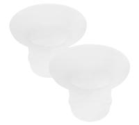 KOCKSHION 2 Pezzi Inserti per Tiralatte, Flange in Silicone Flessibile, Adattatori 28mm a 24mm, Lavabili, per Raccolta del Latte, Accessori per Mamme che Allattano