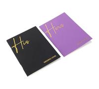 KOCKSHION 2 Pezzi Libri dei Voti per Matrimonio His And Hers in Carta, Pagine a Righe e Design di Scrittura, per Cerimonia di Nozze e Celebrazione, Stile Elegante e Moderno