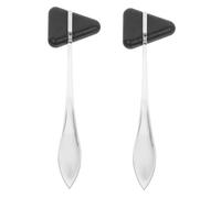 KOCKSHION 2 Pezzi Martello Neurologico con Testa Triangolare Plexor per Diagnosi Strumento per Esame Nervoso e Riflessione Abdominale Colore Casuale