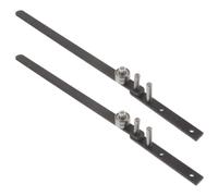 KOCKSHION 2 Pezzi Piegatore Manuale Compatto per Filo Metallico in Acciaio Nero, Portatile Assemblaggi da Giardino, per Appassionati di Fai da Te