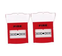 KOCKSHION 2 Pezzi Pulsante Allarme Manuale con Reset per Antincendio Stazione Chiamata Rapida per Hotel