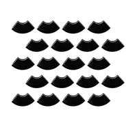 KOCKSHION 20 Pezzi Coprigambe per Tavoli e Sedie in Plastica Nera, Protezioni Morbide e Flessibili per Gambe a Forma di U, Antiscivolo per Pavimenti Delicati, per Progetto Hairpin