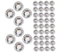KOCKSHION 250pezzi Gemma Artigianali Strass Adesivi Trasparenti Brillanti Gemme Decorative per Inviti e Album Ritagli Forniture Scintillanti per Feste
