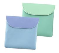 KOCKSHION 2pezzi Borsa Porta Assorbenti Riutilizzabile Pu Per Sanitarie e Piccole Cose Organizer Elegante e Pratico Per Donna