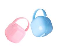 KOCKSHION 2pezzi Contenitore Per Ciuccio Scatola Portaciuccio Da Viaggio Porta Ciuccio Protettivo e Portatile