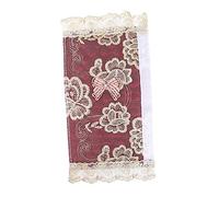 KOCKSHION 2pezzi Copri Maniglia in Pizzo Scuro Protezione Per Maniglie Porte e Elettrodomestici Telo Decorativo Lavabile Per Frigorifero Forno e Microonde