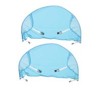 KOCKSHION 2pezzi Parasole Per Passeggino Protezione Uv Design Antivento e Facile Ripiegamento Per Proteggere Ragazza Da Sole e Pioggia Durante Le Passeggiate