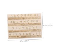 KOCKSHION 3 Pezzi Lavagna Dell'Alfabeto In Braille Forniture Per Non Vedenti Lavagna Lavagna Tattile Dei Lavagne Didattiche Per Non Vedenti Per
