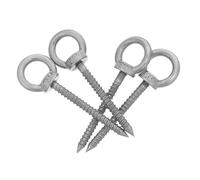KOCKSHION 4pezzi Bulloni ad Occhiello in Acciaio Inossidabile M6x60mm Ganci Resistenti per Sospensioni Stabili Interni e Soffitti Swing e Amache