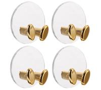 KOCKSHION 4pezzi Clip Adesive per Cavi in Pet Installazione senza Fori, Organizer per Presa e Gestione Cavi per Cucina e Bagno su Piastrelle e Finestre