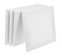 KOCKSHION 4pezzi Pannelli per Pittura Ad Tela di Tavole Vuote per Artistica per Iniziare e Amatori Materiale e Alta Resistenza e Facile da Usare