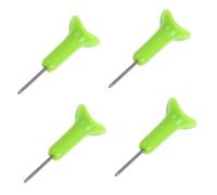 KOCKSHION 4pezzi Strumento Per Scrittura Braille Per Principianti Penna Ergonomica Plastica Con Design Sella Per Utenti Non Vedenti Per Casa e Scuola