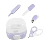 KOCKSHION 4pezzi Tagliaunghie Per Ragazzo Tagliaunghie Elettrico Con Custodia Kit Del Ragazzo Con Forbici Sicurezza e Limetta Per Unghie Per Ragazzo e