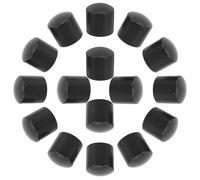 KOCKSHION 50 Tappi in PE per Aste da 16mm Nero, Cappucci Protettivi per da Escursionismo e Campeggio, Facili da Trasportare e Resistenti