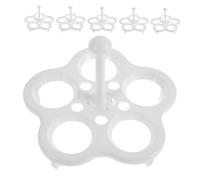 KOCKSHION 6 Pezzi 5 Health Pot Steamed Egg Rack Egg Rack Rack Egg Racks Egg Accessories Egg Steaming Accessory Egg Steaming Pan Rack