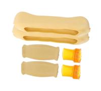 KOCKSHION 6 Pezzi Accessori Per Stampelle Cuscinetti Per Stampelle Copertura Delle Stampelle Dell'avambraccio Stampelle Per Le Ascelle Stampelle Sotto Le Ascelle Yellow Gomma Da Cancellare