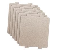 KOCKSHION 6 pezzi Copertura per Guida Onda Mica per Forno Piastra Isolante Alta Temperatura Accessori Riparazione per Compatibile con Vari