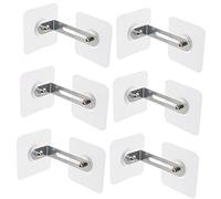 KOCKSHION 6pezzi Ancoraggi Murali Antiribaltamento Per Arredamento Sicurezza Per Facile Installazione Protezione Tv e Forature Adesivi Resistenti