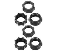 KOCKSHION Anello di Fissaggio per Supporto Auto, 6 Pezzi Neri | Plastica, Angolo Regolabile, Compatibile Caricatore Wireless, Kit Accessori per Auto
