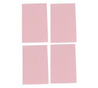 KOCKSHION Blocchi di Gomma per Timbri 4 Pezzi Colore Rosa in TPR Facile da Usare e Comodi da Conservare per Principianti Nell'arte della Lavorazione a Intaglio