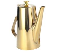 KOCKSHION Bollitore in Acciaio Inox da 2l con Infusore Removibile, Pratico e Compatto per Tè, per Cucina e Ristoranti