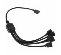 KOCKSHION Cavo Splitter Argb 1 a 5 Connessione 4 Pin per Strisce LED Rgb da 12v, Estensione Abs per Computer