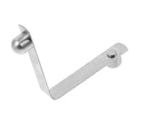 KOCKSHION Clip a Molla Accessorio Regolatore Altezza per Stampella in Acciaio Inossidabile Argento a Forma di V per Bastone da Passeggio e Stampella, per Progetti Fai-da-te