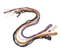 KOCKSHION Collana Intrecciata Regolabile Rete Decorativa per Pietre 4 Pezzi Accessori Fai da Te per Creatività e Decorazione Collo
