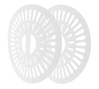 KOCKSHION Copertura di Sicurezza per Asciugatrice 2 Pezzi, Tappo Pressa Centrifuga Lavatrice Diametro 24 Cm, Coperchio di Ricambio per Asciugatura Uniforme e Protezione Anti Schizzi,