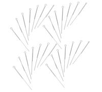 KOCKSHION Filo per artificiali rotanti fai da te, 100 pezzi, acciaio, argento, rotazione rapida e rimbalzo, per lake lure building e freshwater trout fishing