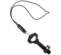 KOCKSHION Filo porta occhiali uomo, eyeglass lanyard in cuoio nero, supporto da collo comodo e wearable per avere gli occhiali sempre a portata di mano