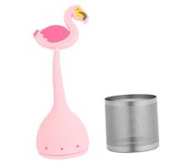 KOCKSHION Filtratore per Tè Acciaio Inossidabile e Silicone Setaccio per Foglie Tè e Spezie Facile da Usare e Lavare Adatto per Infusioni Aromatiche e Tisane Design e Riutilizzabile